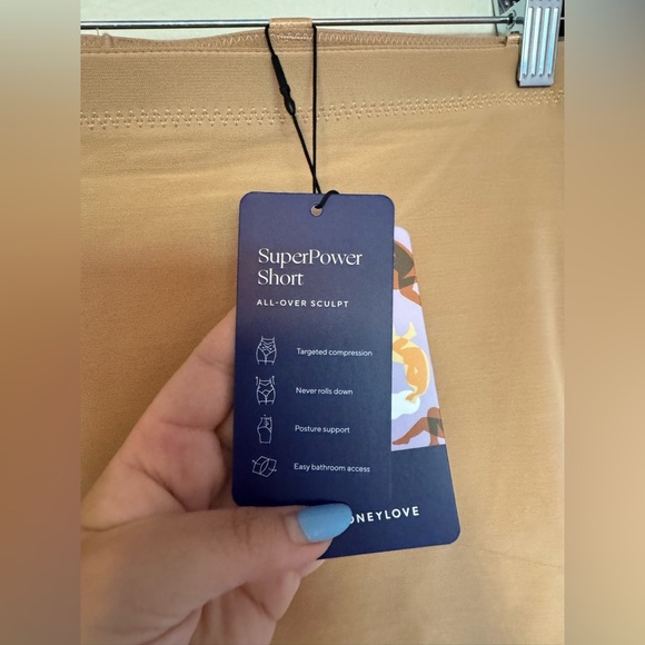 NEW Honeylove Superpower Shorts Shapewear Sand Tan Plus Size 3X NWT - Picture 7 of 9